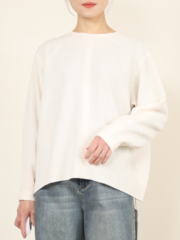 【Doneeyu】ダブルクロス後ろスリットプルオーバー