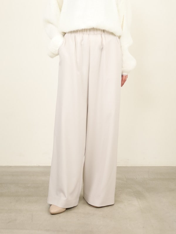 【trois】ソフィーツイルワイドイージーパンツ