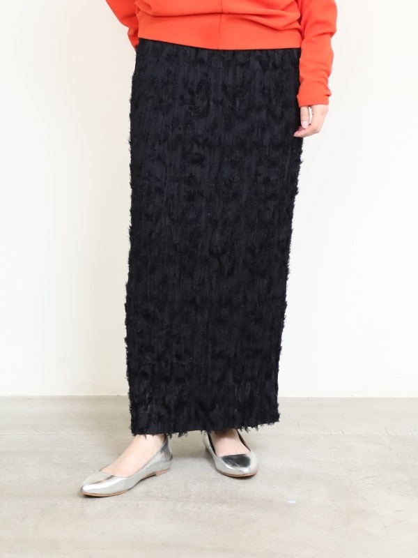 【CEaRET】ジャガードルリーツタイトスカート