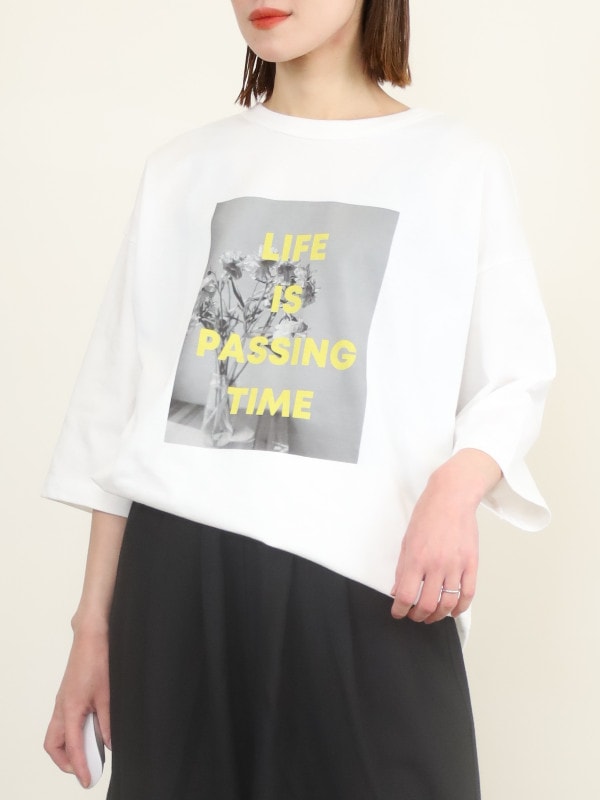 【siro de labonte】前後両用フォトTシャツ