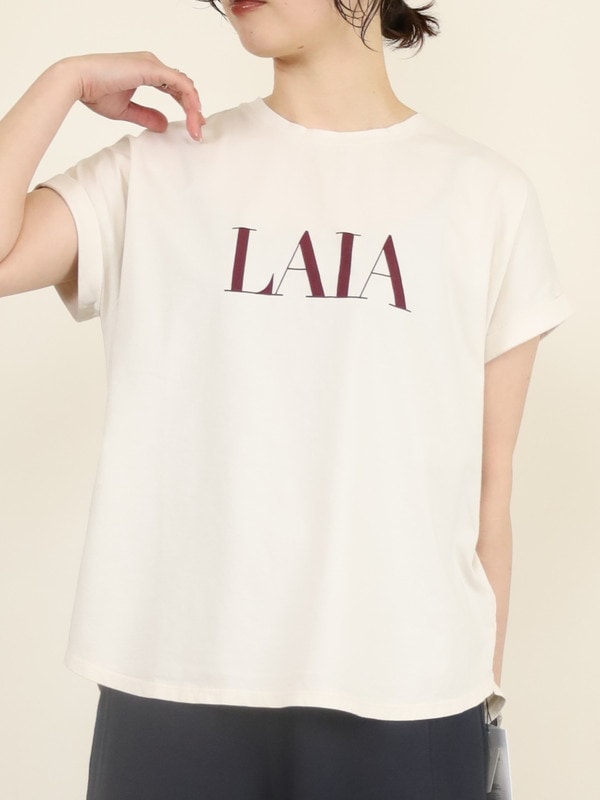 【MICA&DEAL】”LAIA”ヘムラウンドTシャツ