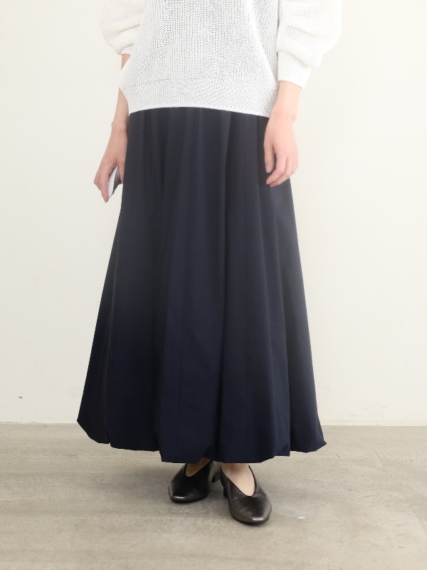 【ma couleur】タイプライターバルーンスカート