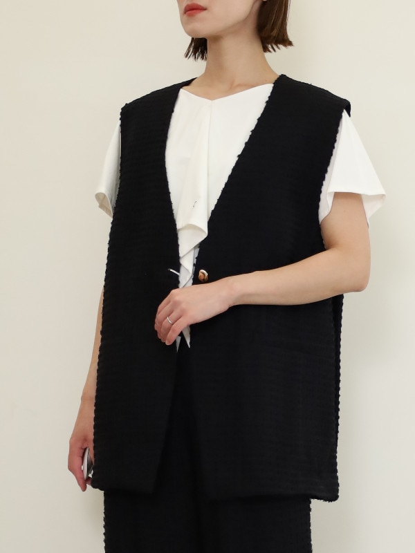 【CHIGNON】ドットジャガードオーバージレ