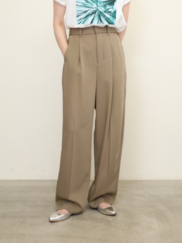 【CEaRET】ワイドストレートパンツ