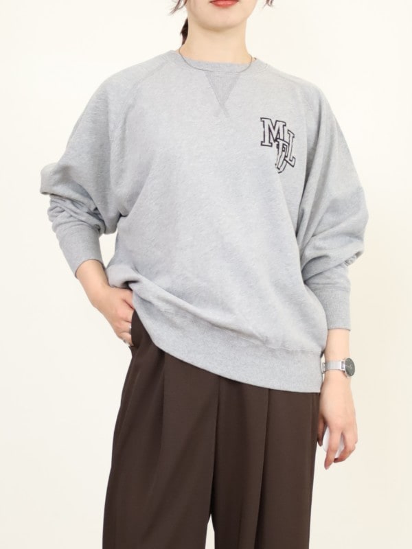 【MICA&DEAL】フロッキープリントスウェット
