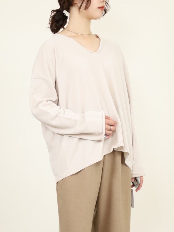 【MICA&DEAL】モールVネックニット