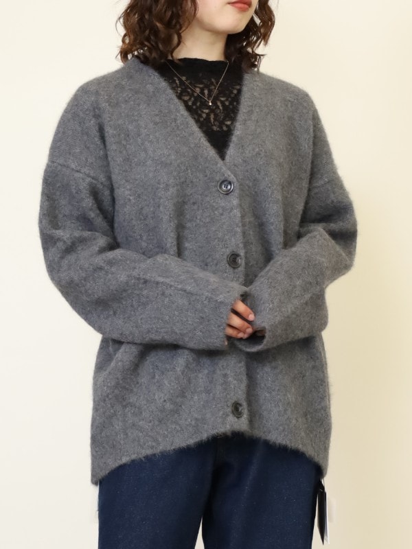 【MICA&DEAL】ラクーンVネックカーディガン