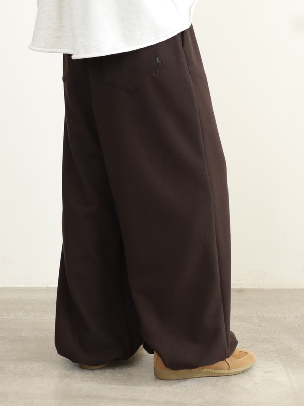 【ayane】接結天竺ウォームワイドパンツ