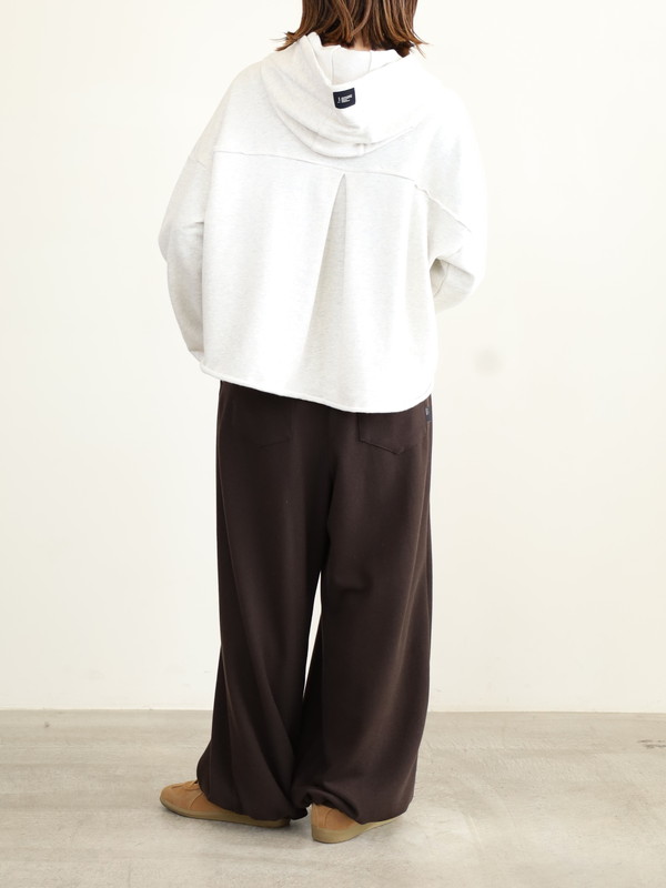 【ayane】接結天竺ウォームワイドパンツ