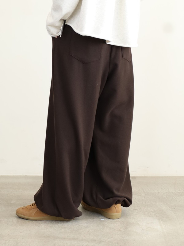 【ayane】接結天竺ウォームワイドパンツ