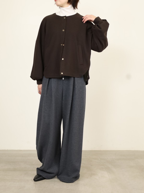 【ayane】接結天竺ウォームワイドパンツ