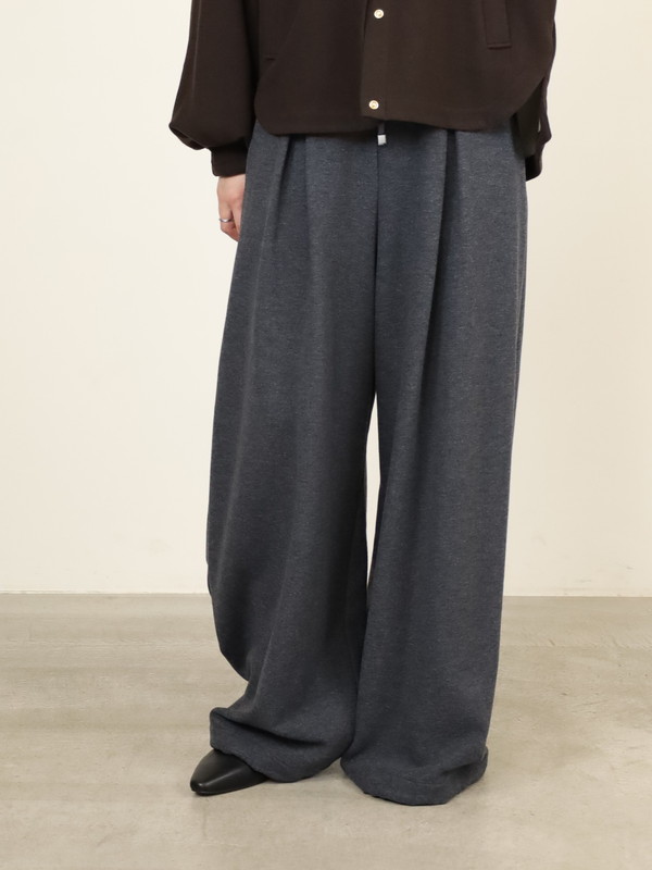 【ayane】接結天竺ウォームワイドパンツ