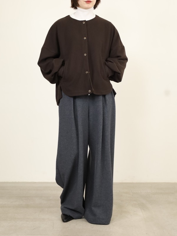 【ayane】接結天竺ウォームワイドパンツ