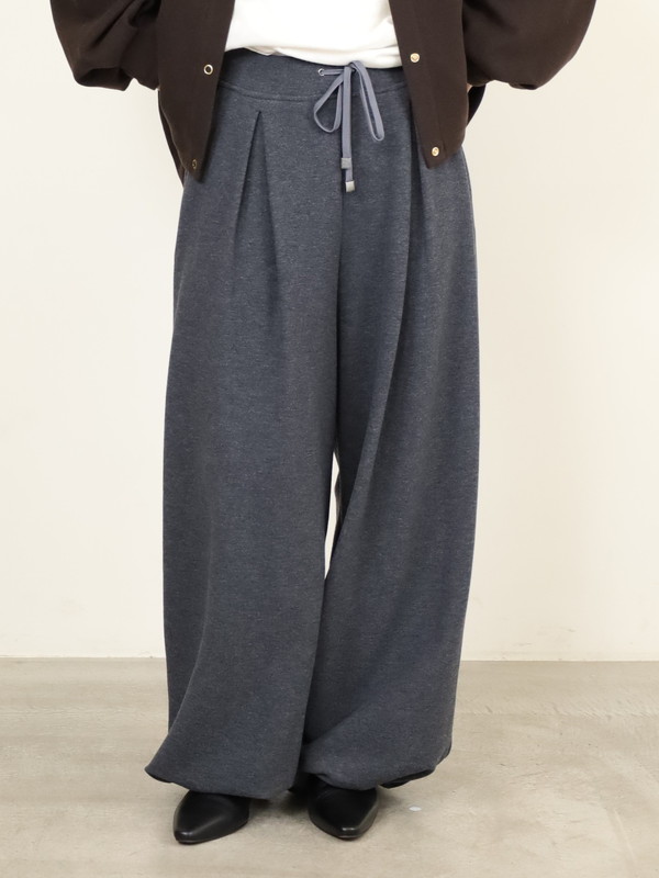 【ayane】接結天竺ウォームワイドパンツ
