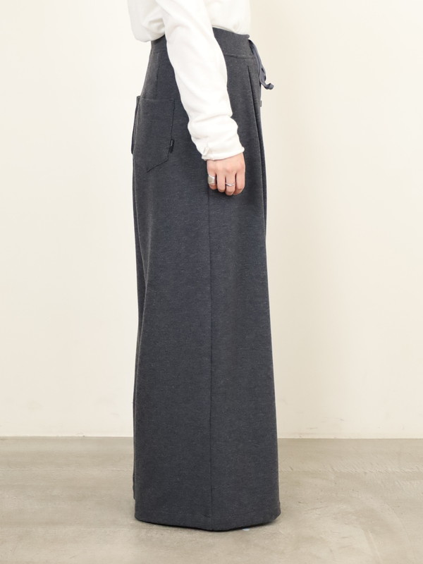 【ayane】接結天竺ウォームワイドパンツ