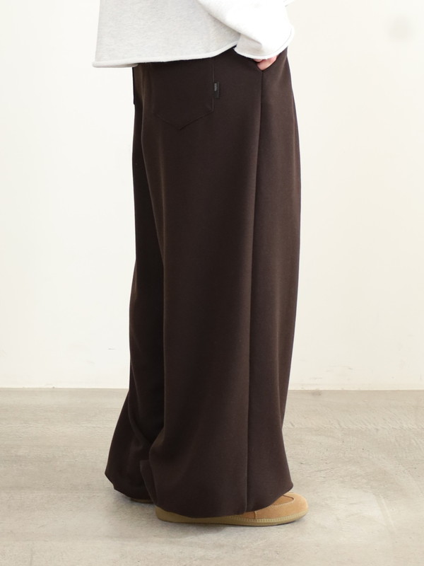 【ayane】接結天竺ウォームワイドパンツ