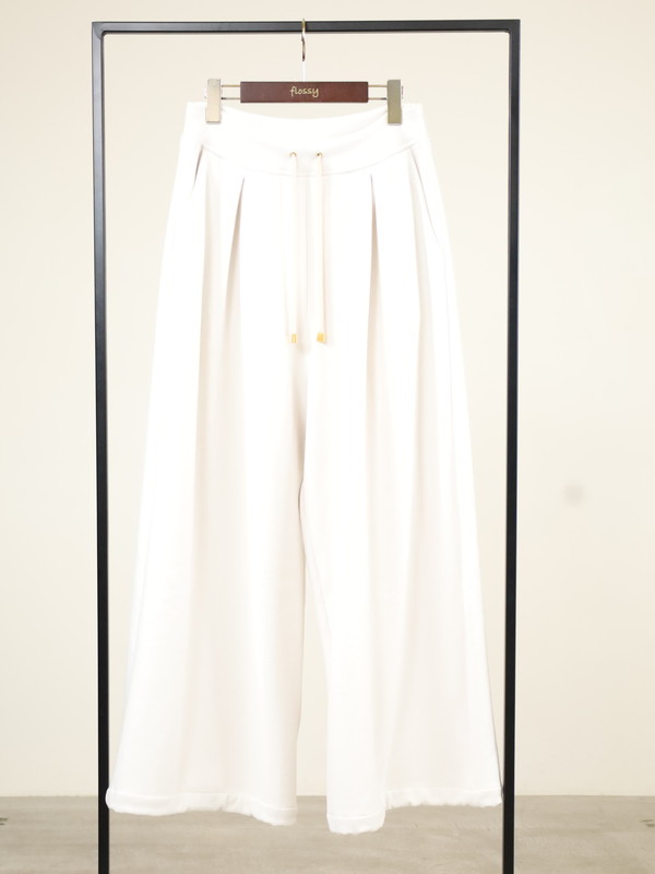 【ayane】接結天竺ウォームワイドパンツ