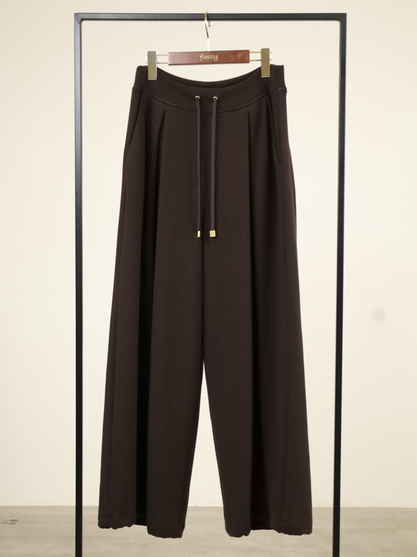 【ayane】接結天竺ウォームワイドパンツ