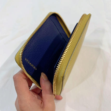【VIOLAd'ORO】2つ折りラウンド財布
