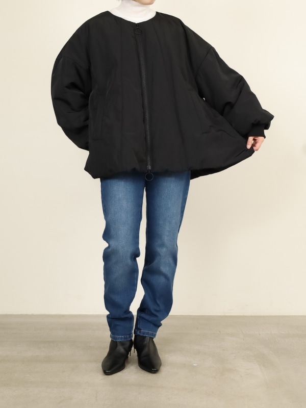 ayane】裏起毛スキニーデニム