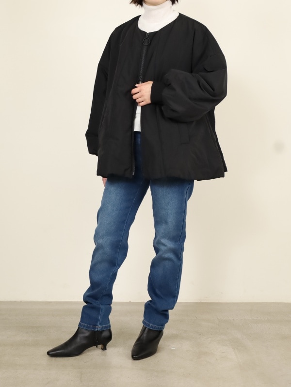 【ayane】裏起毛スキニーデニム