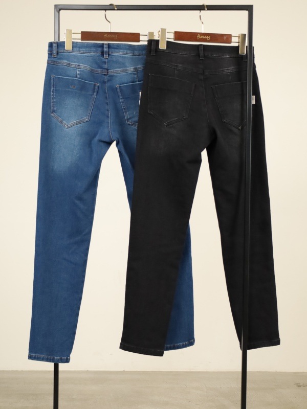 【ayane】裏起毛スキニーデニム