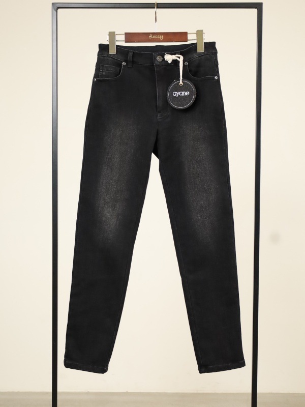 【ayane】裏起毛スキニーデニム