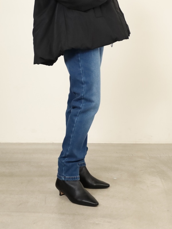 ayane】裏起毛スキニーデニム