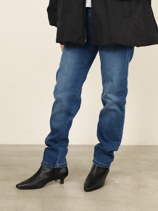 ayane】裏起毛スキニーデニム