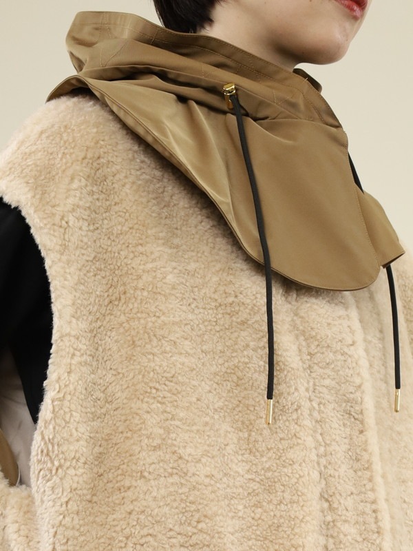 【trois】テディボアオーバーサイズジレ