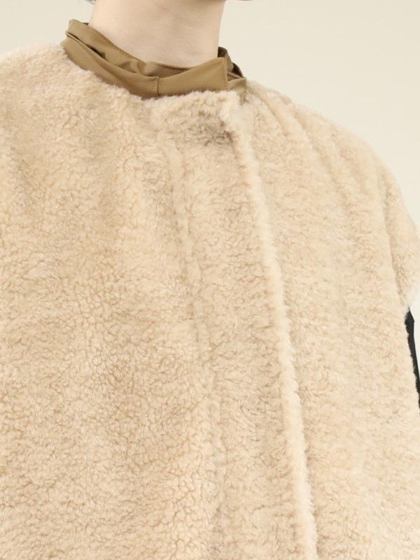 【trois】テディボアオーバーサイズジレ