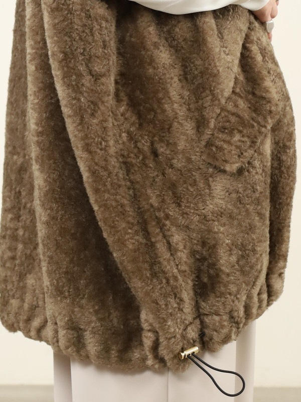 【trois】テディボアオーバーサイズジレ