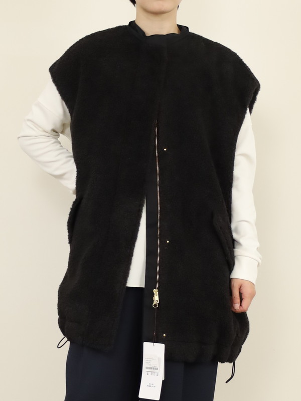 【trois】テディボアオーバーサイズジレ