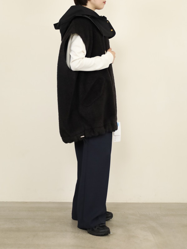 【trois】テディボアオーバーサイズジレ