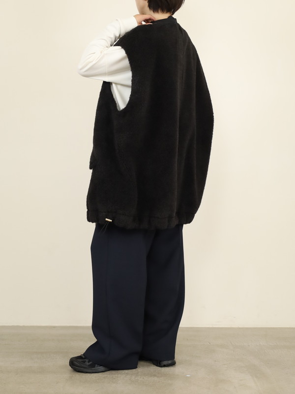 【trois】テディボアオーバーサイズジレ