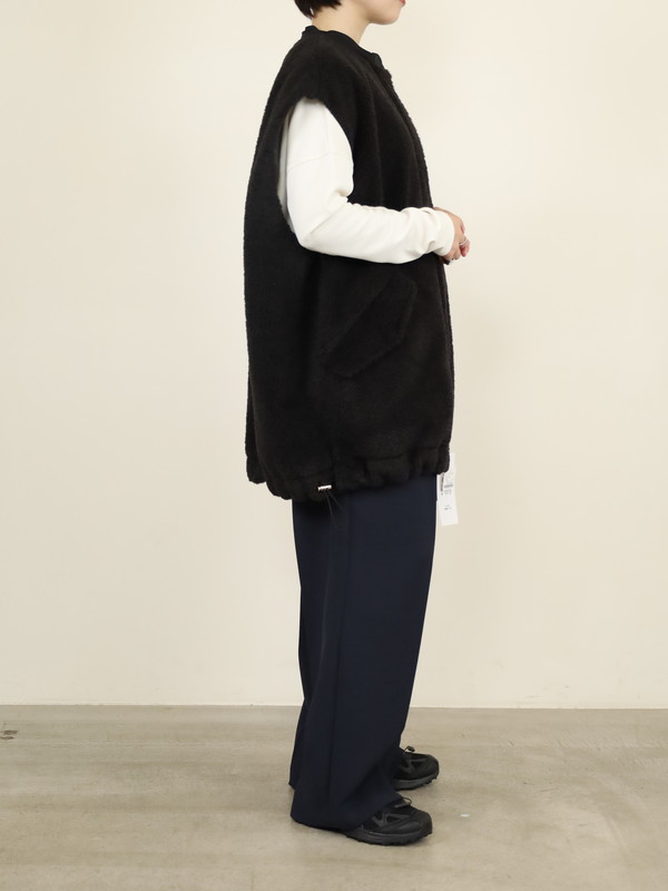 【trois】テディボアオーバーサイズジレ