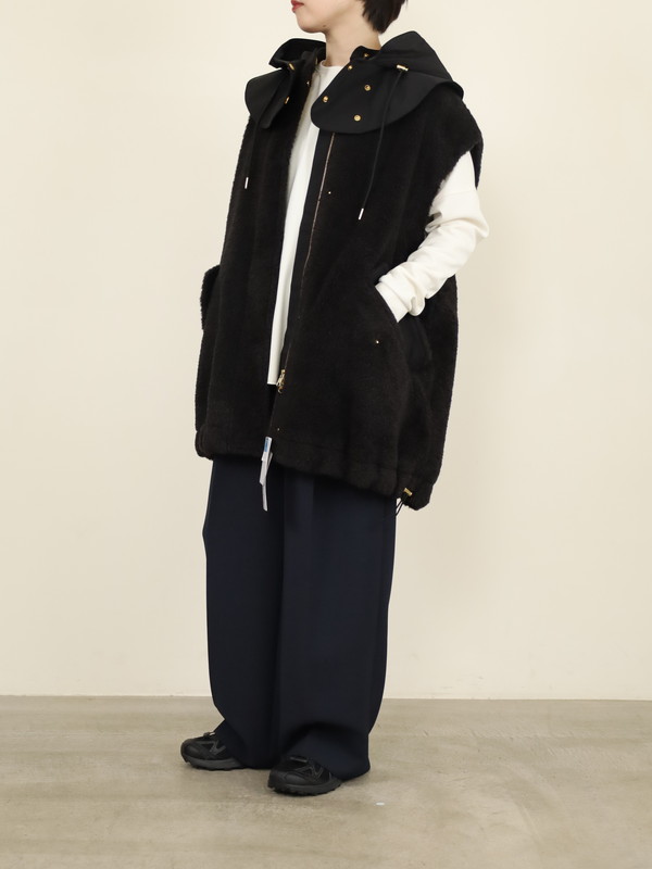 【trois】テディボアオーバーサイズジレ