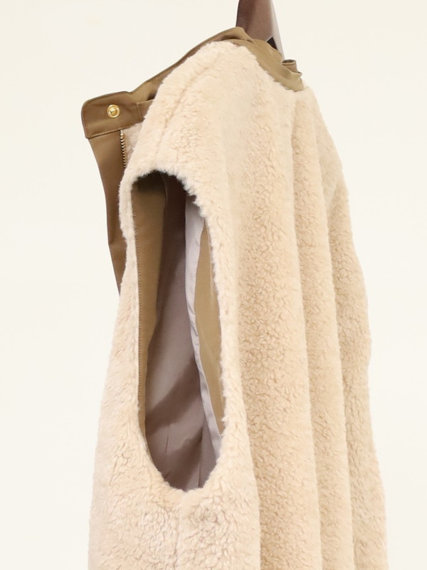 【trois】テディボアオーバーサイズジレ