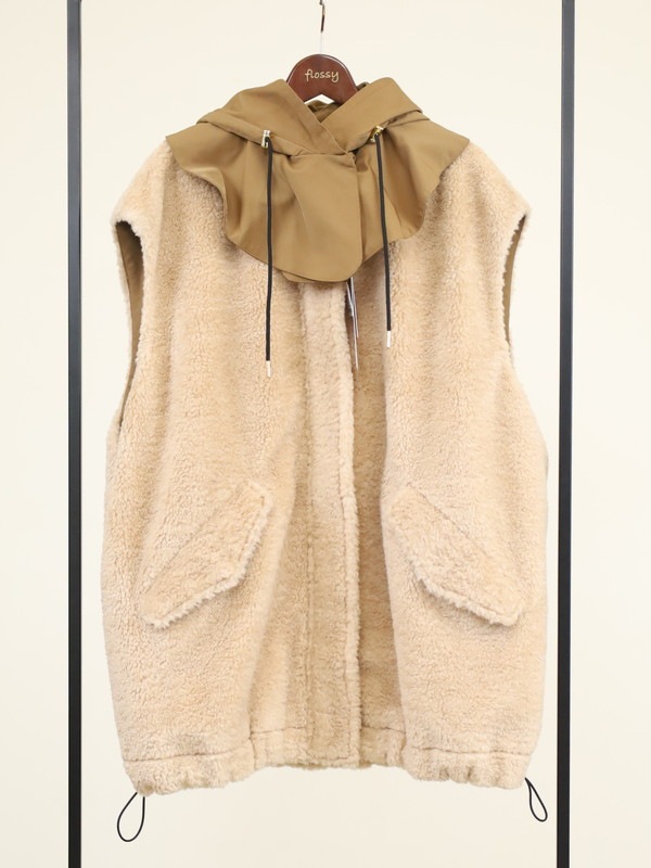 【trois】テディボアオーバーサイズジレ