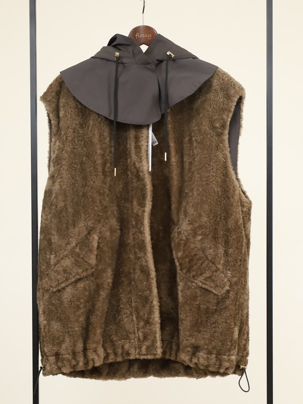 【trois】テディボアオーバーサイズジレ