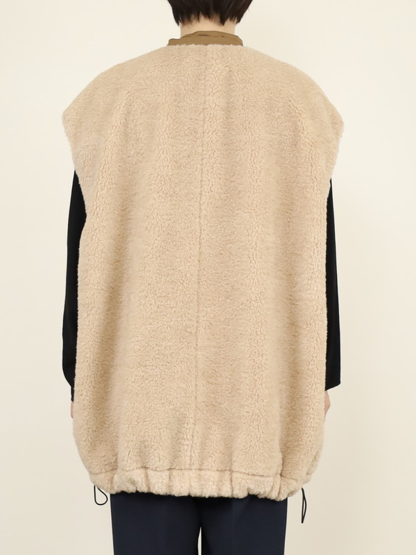 【trois】テディボアオーバーサイズジレ