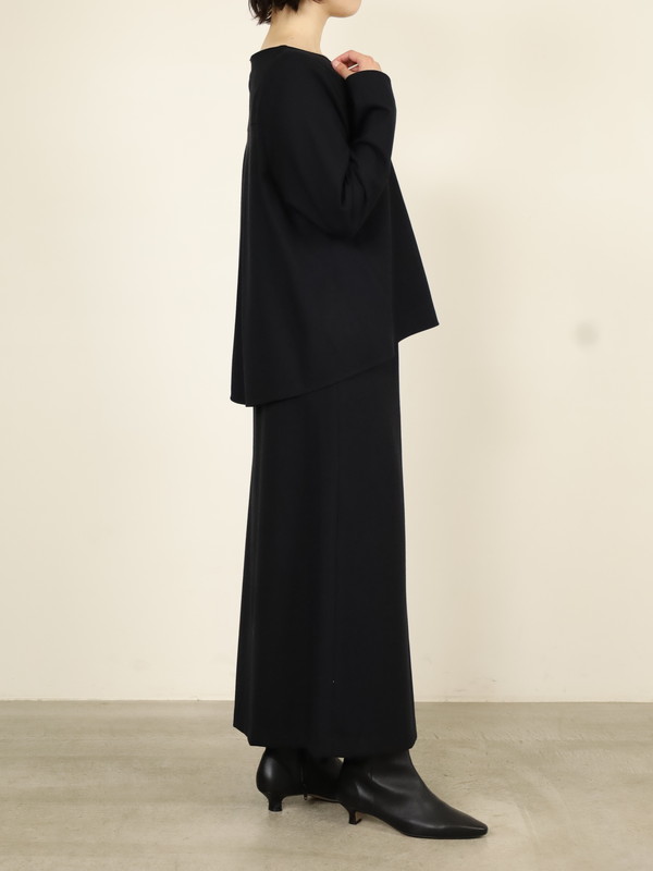 【Doneeyu】カシミヤタッチ長袖ブラウス