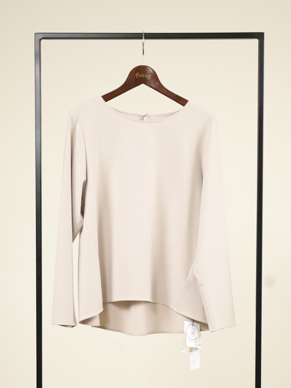 【Doneeyu】カシミヤタッチ長袖ブラウス