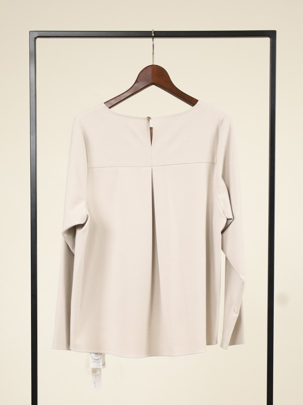 【Doneeyu】カシミヤタッチ長袖ブラウス