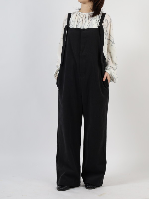 【EMUE】花柄ボリュームブラウス