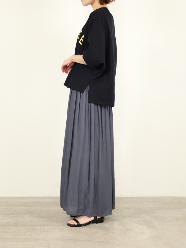 【ma couleur】マットギャザースカート