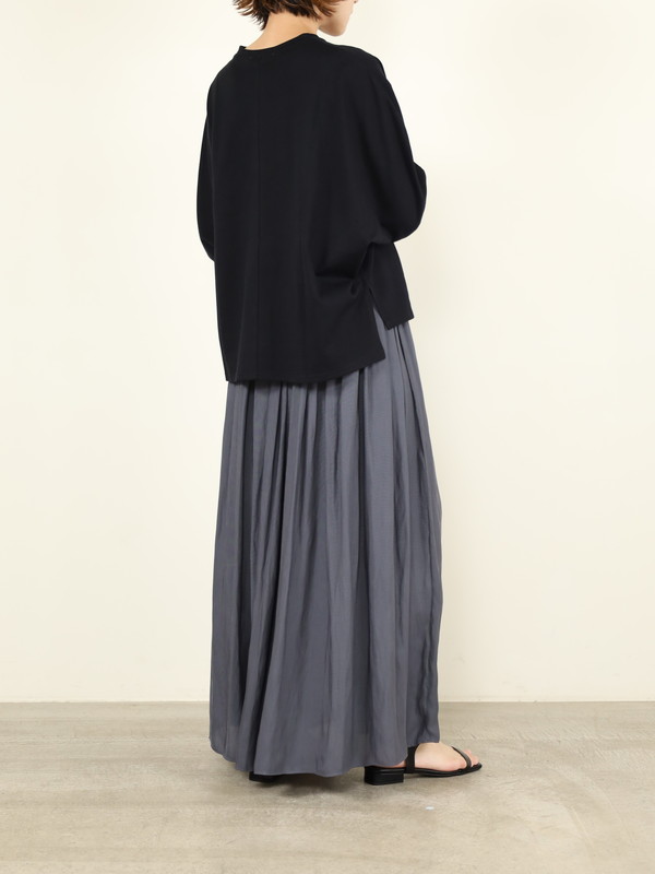 【ma couleur】マットギャザースカート