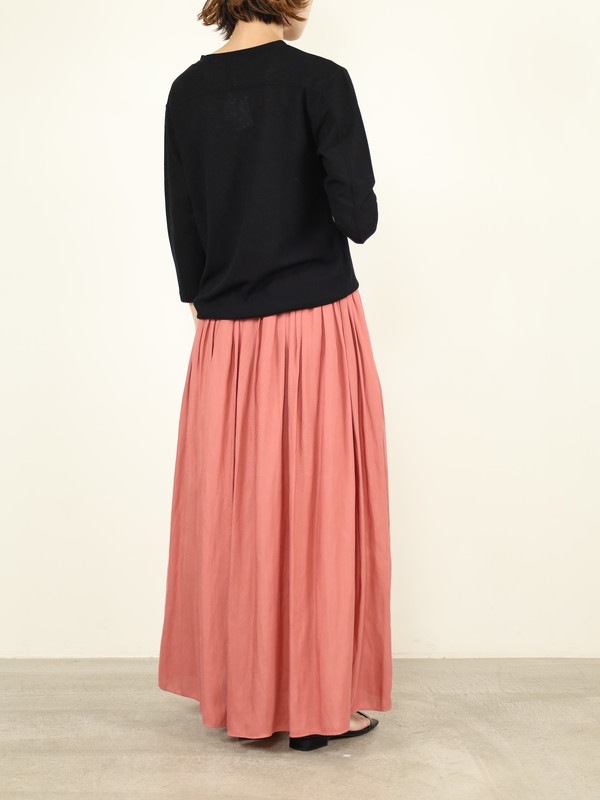 【ma couleur】マットギャザースカート