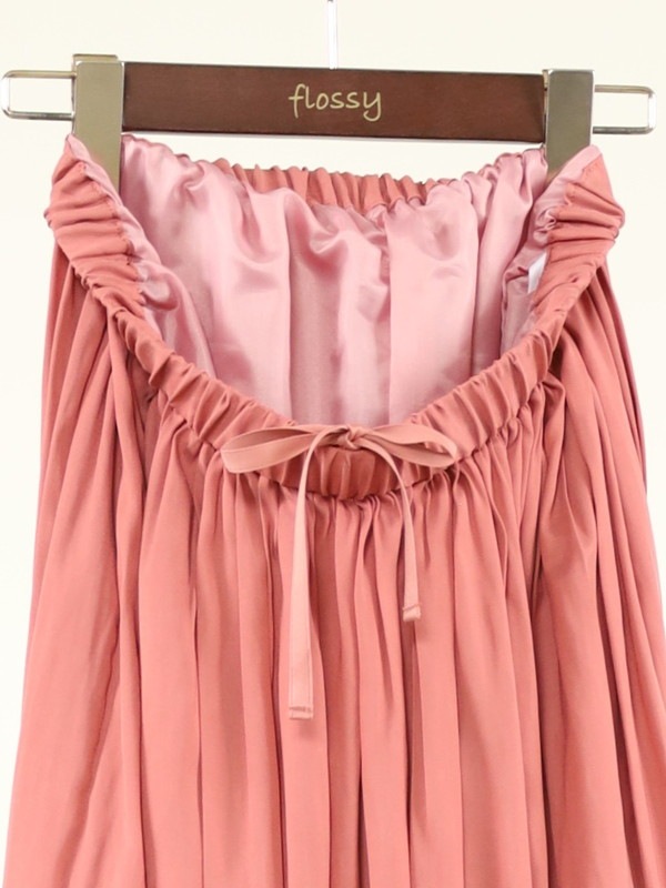 【ma couleur】マットギャザースカート