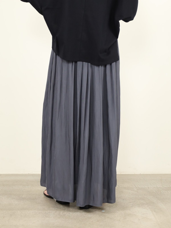 【ma couleur】マットギャザースカート
